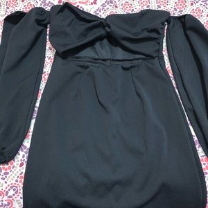 Off the shoulder mini dress